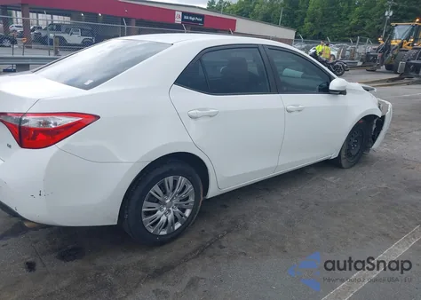 2016 Toyota Corolla Le из США, поврежденный, VIN 2T1BURHE4GC712884